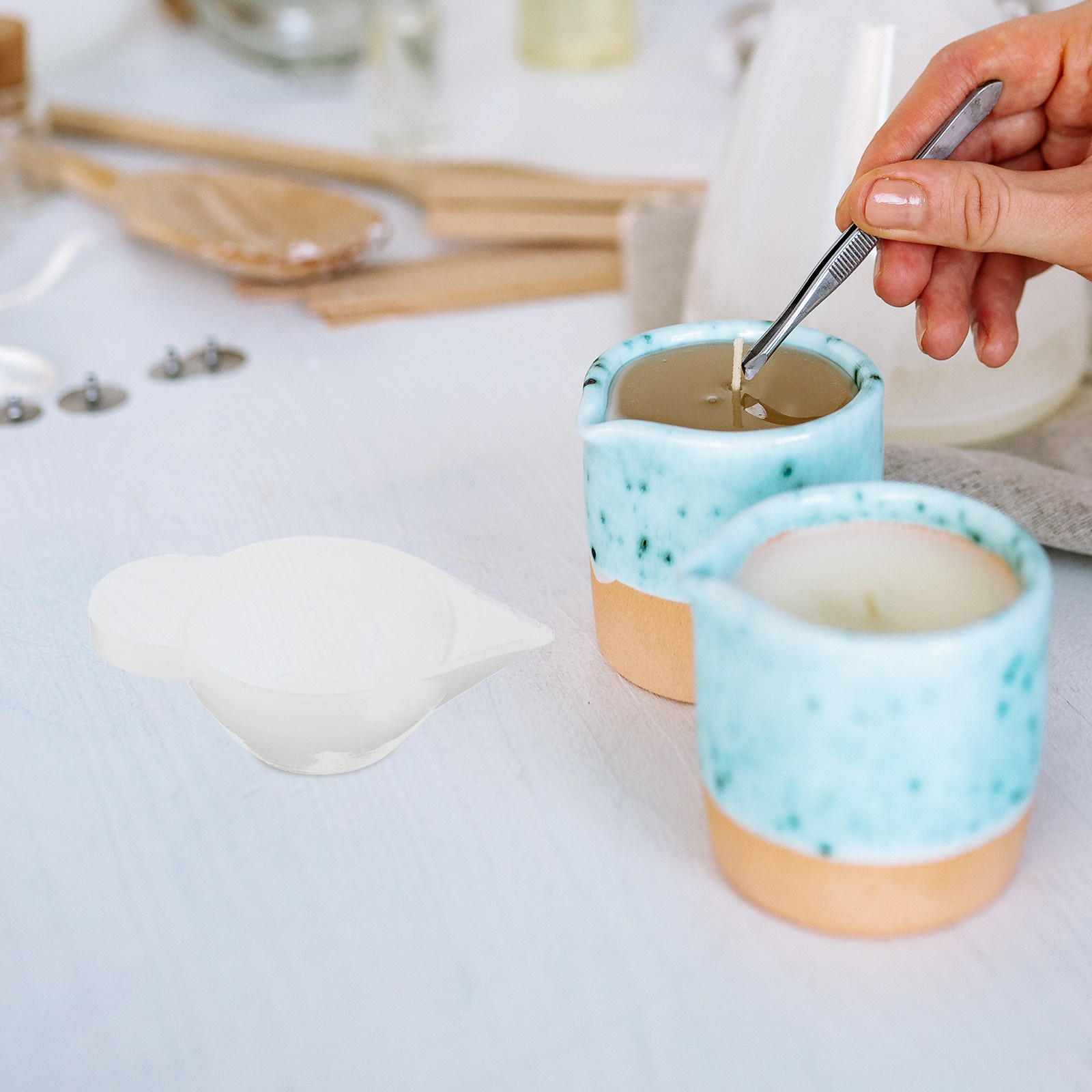 Mixing Cup Silicone - 15 ชิ้น แม่พิมพ์ซิลิโคนเรซิ่น ถ้วยจ่าย ยืดหยุ่น ทำความสะอาดง่าย