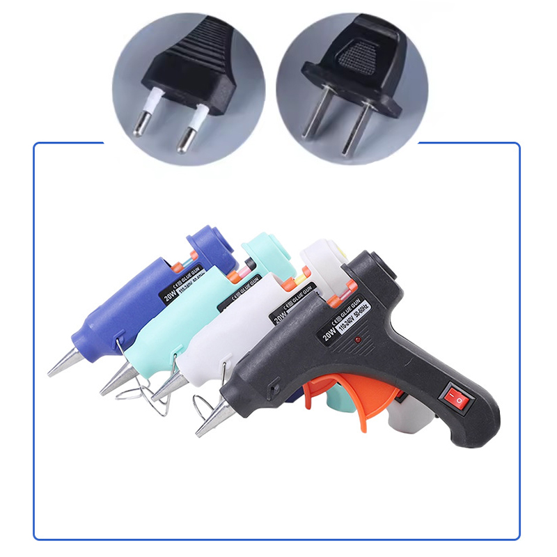 Heat Gun Small - ปืนกาวร้อนขนาดเล็ก 20W แบบไฟฟ้า EU สำหรับงาน DIY