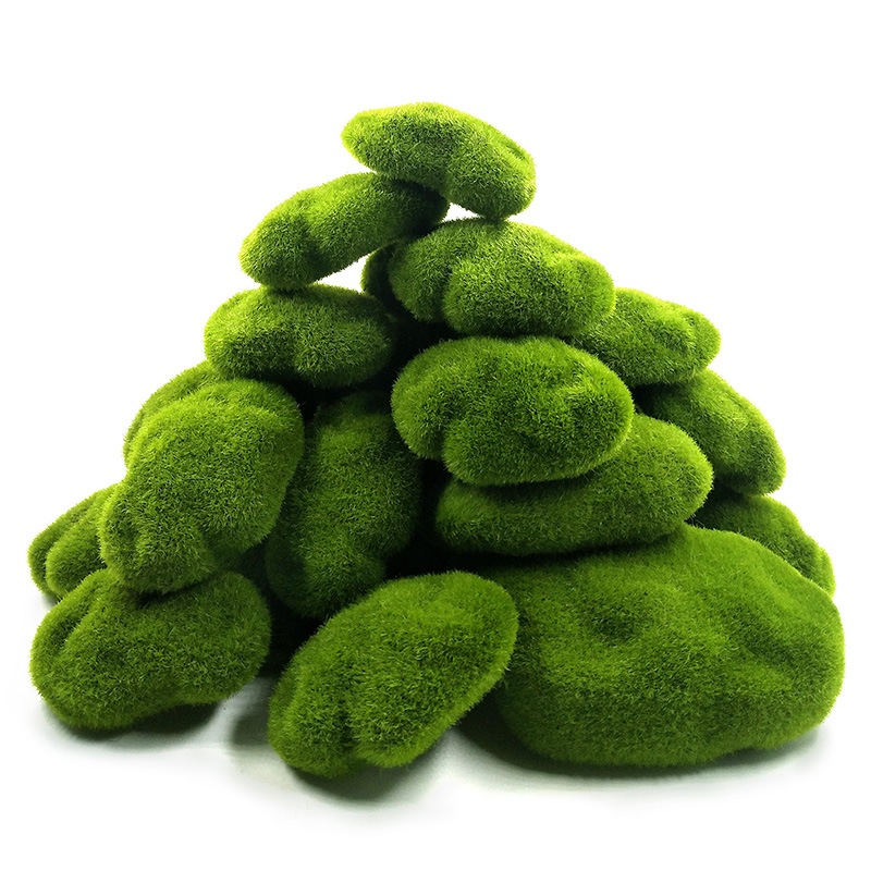 Terrarium Moss Art - สีเขียวหญ้าเทียมโฟม MOSS พืช Micro Landscape Figurine