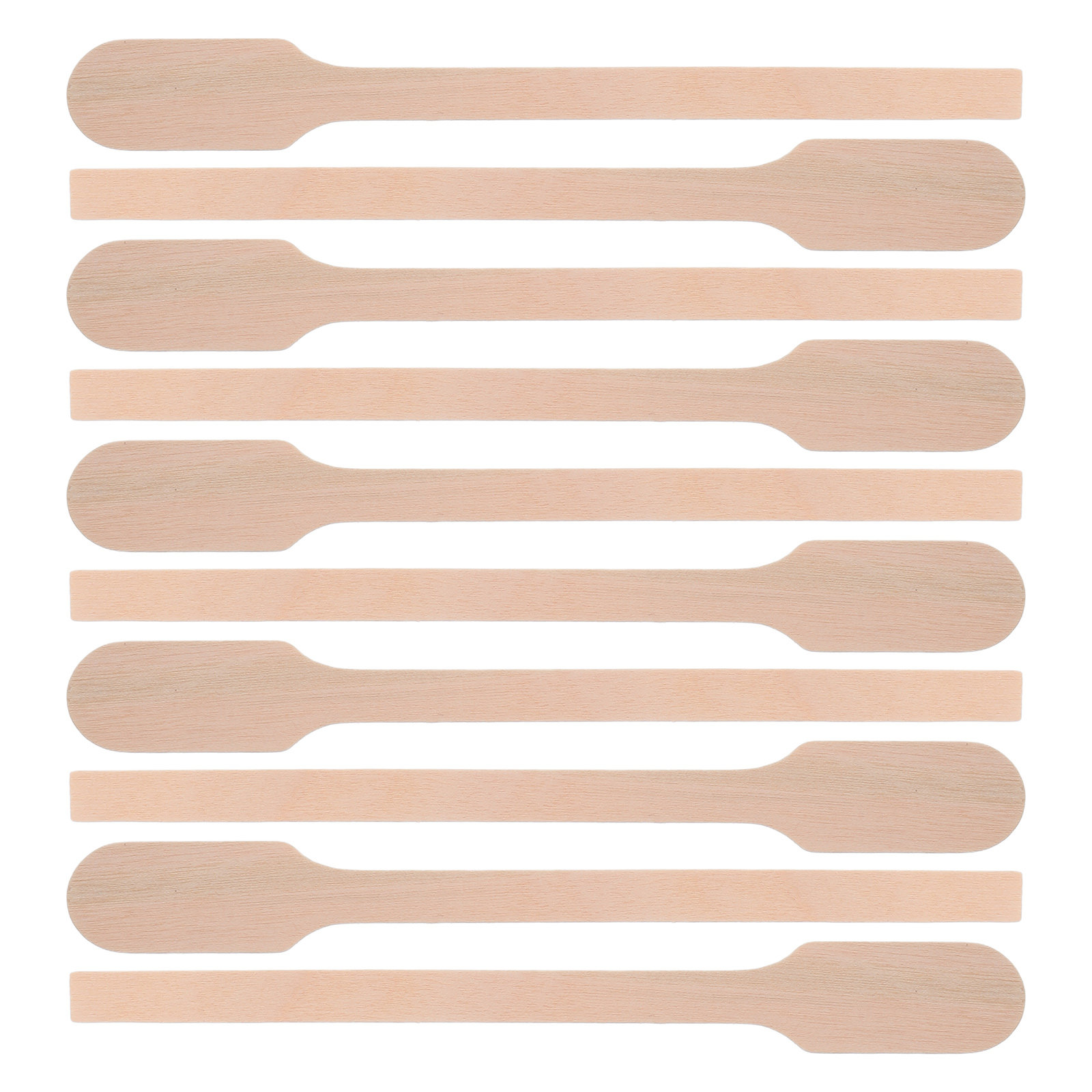 Resin Craft Material - ไม้คนสีไม้ 200 ชิ้น ขนาด 5 นิ้ว
