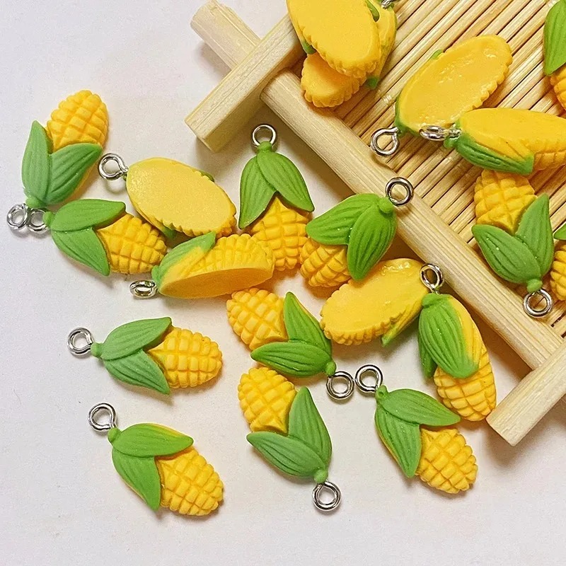 ชาร์มเรซิ่นรูปข้าวโพดและผักขนา - Resin Craft Supplies บทวิจารณ์และราคา