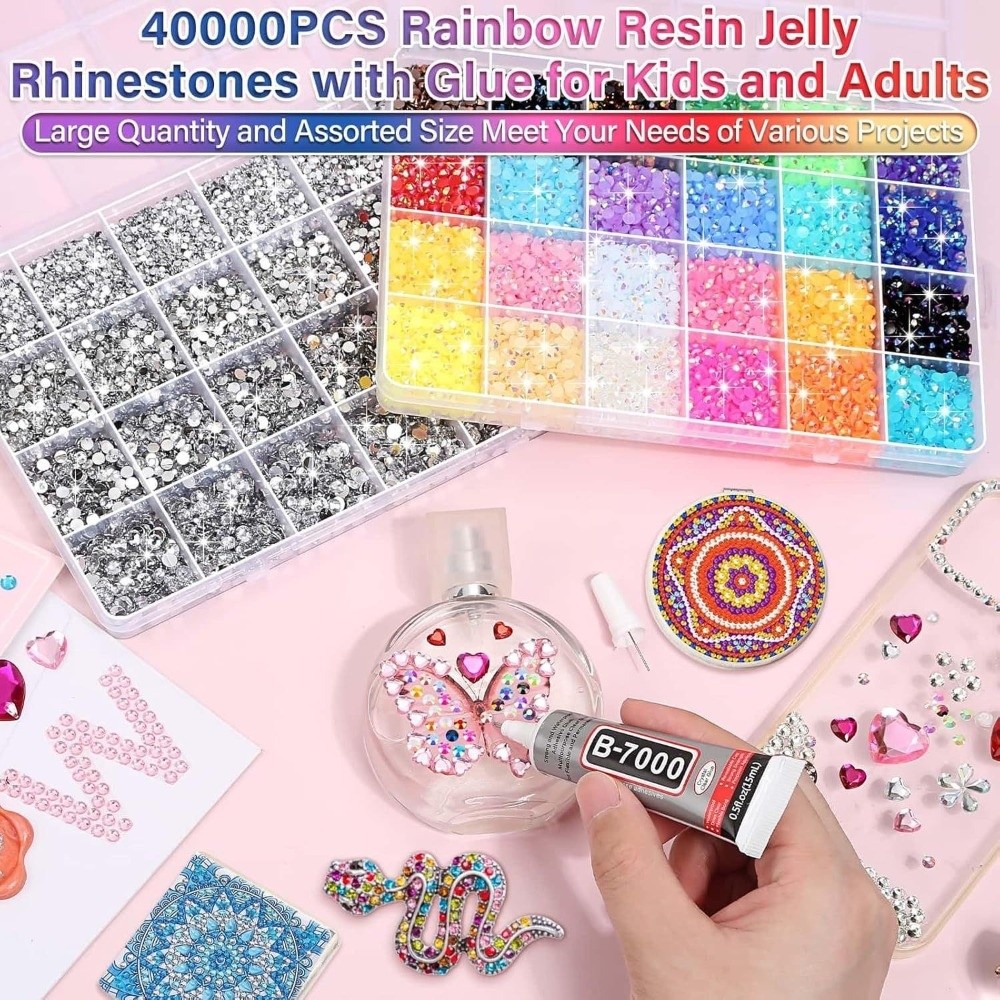 ชุดเรซินเพชรหลากสี ขนาดผสม สำห - Resin Jewelry Kit บทวิจารณ์และราคา
