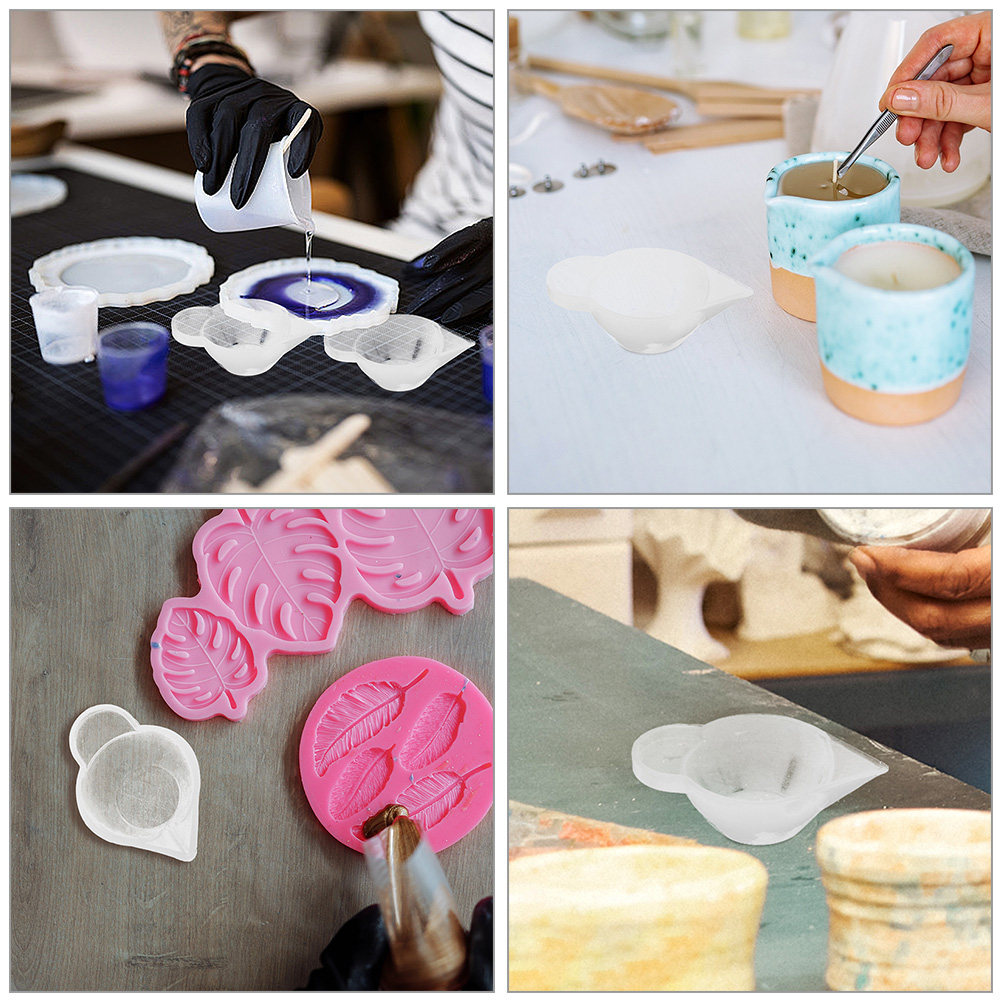 ถ้วยผสมเรซิ่นซิลิโคน 20 ชิ้น อ - Mixing Cup Silicone บทวิจารณ์และราคา
