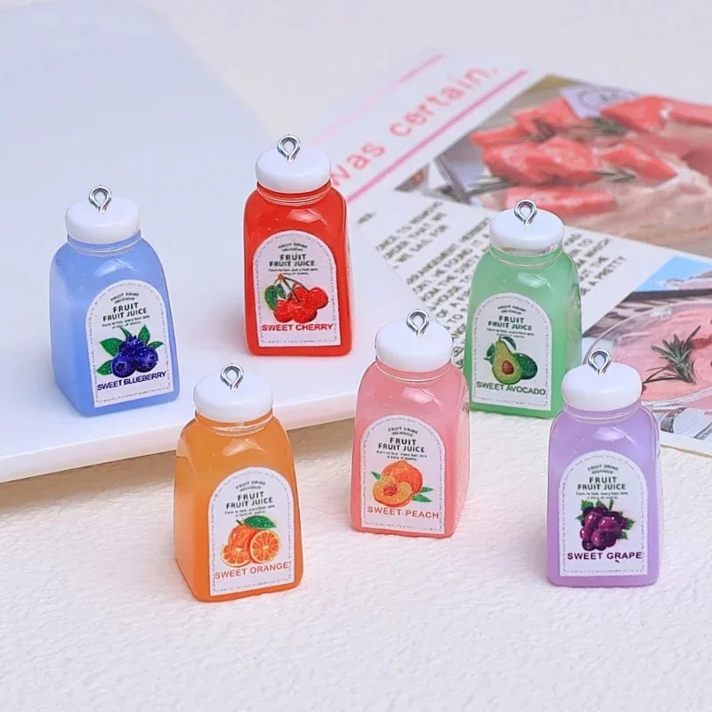 10 ชิ้น จี้เรซินรูปขวดน้ำเชอร์ - Resin Craft Material บทวิจารณ์และราคา