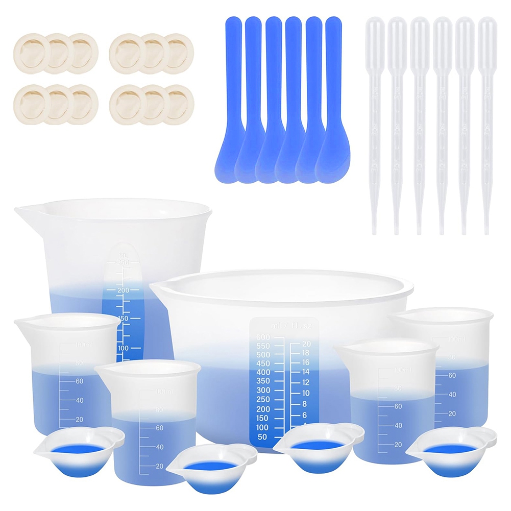ถ้วยตวงซิลิโคนสำหรับเรซิ่นเดือ - Mixing Cup Silicone บทวิจารณ์และราคา